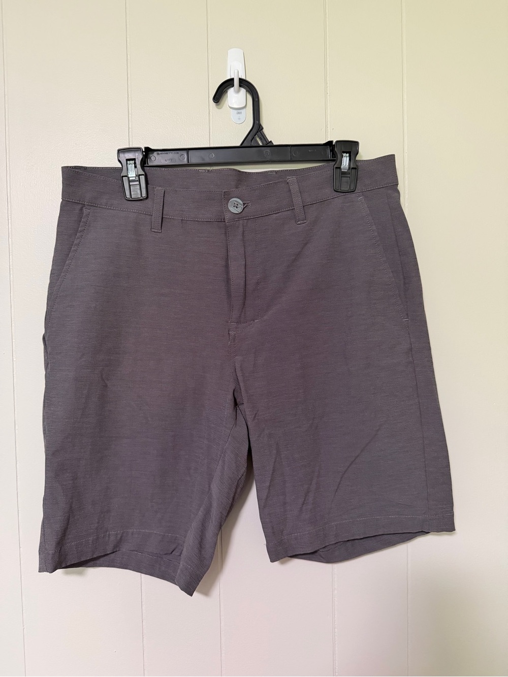 Grand Slam Men's Slate Grey Flat-Front Shorts